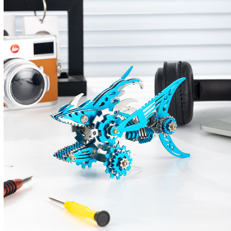 Tiburón Sierra Mecánico Metal 3D