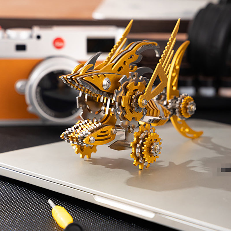 Tiburón Sierra Mecánico Metal 3D