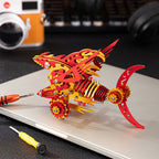 Tiburón Sierra Mecánico Metal 3D