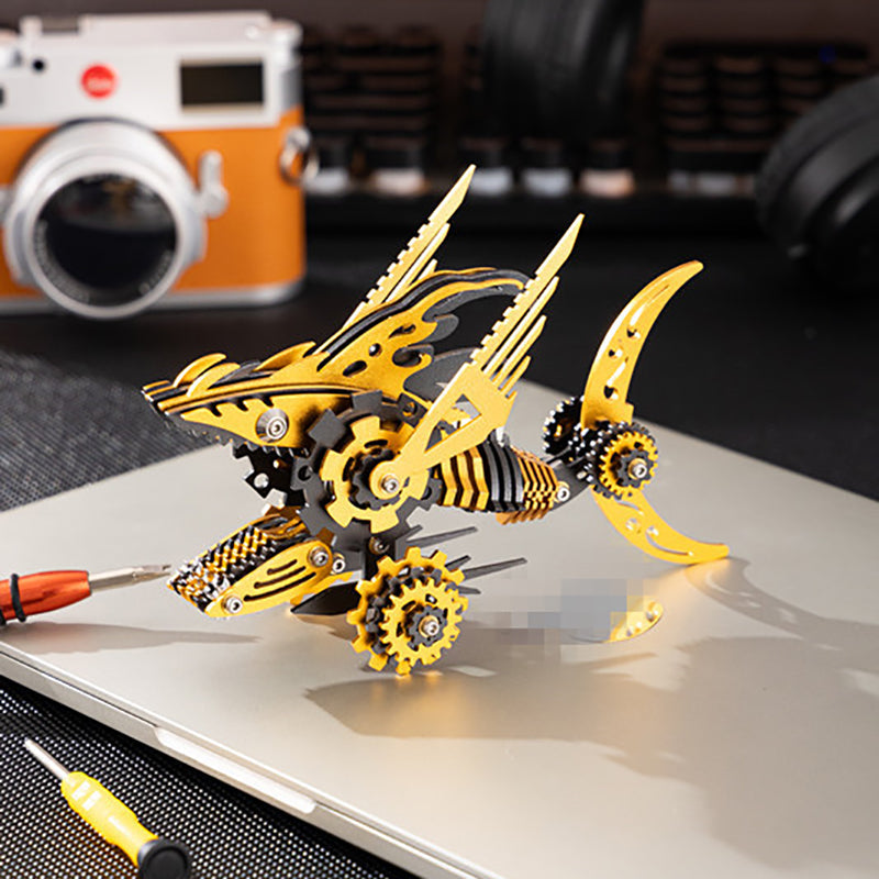 Tiburón Sierra Mecánico Metal 3D