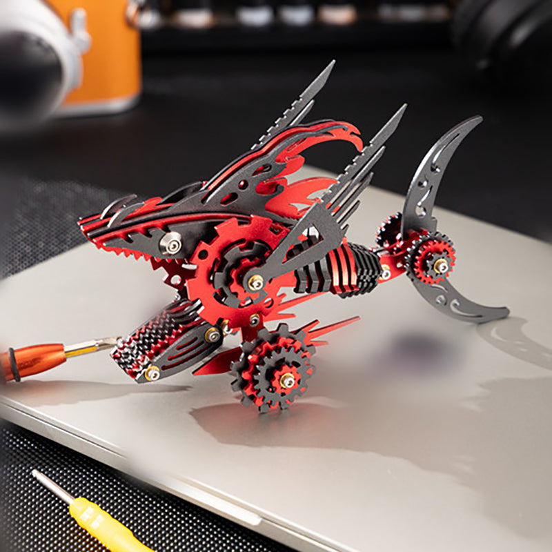 Tiburón Sierra Mecánico Metal 3D