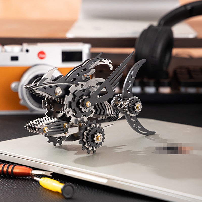 Tiburón Sierra Mecánico Metal 3D