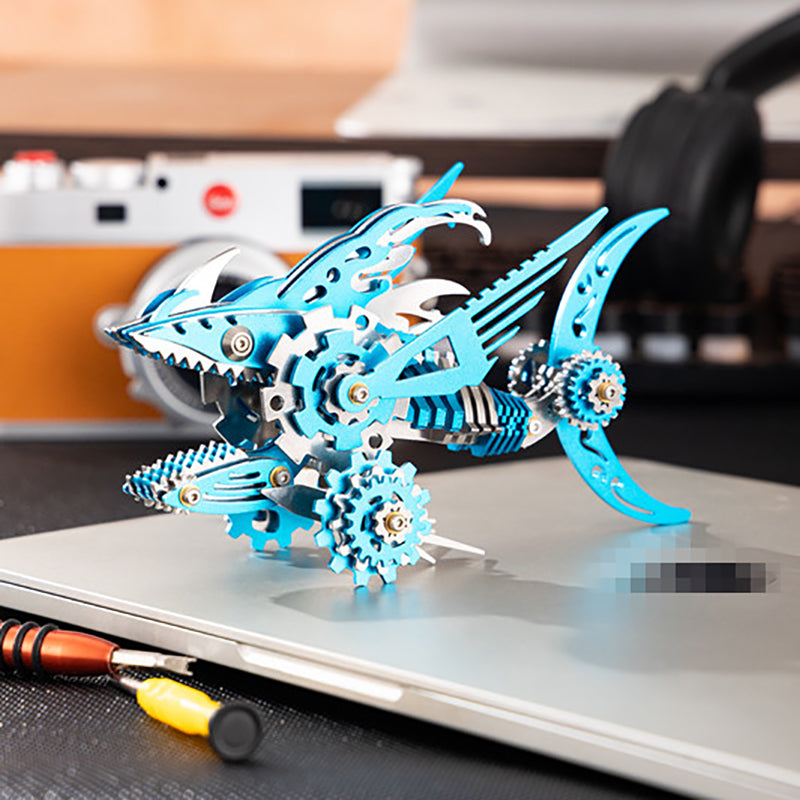 Tiburón Sierra Mecánico Metal 3D