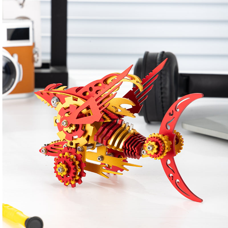 Tiburón Sierra Mecánico Metal 3D