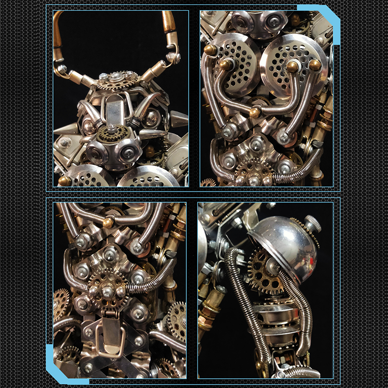 Minotauro Cabeza de Toro Criatura Mítica Metal 3D