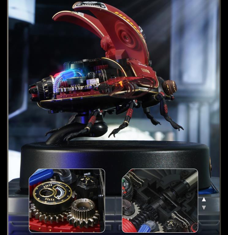 Escarabajo Mecánico Reconocimiento Metal 3D