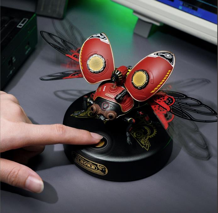 Escarabajo Mecánico Reconocimiento Metal 3D