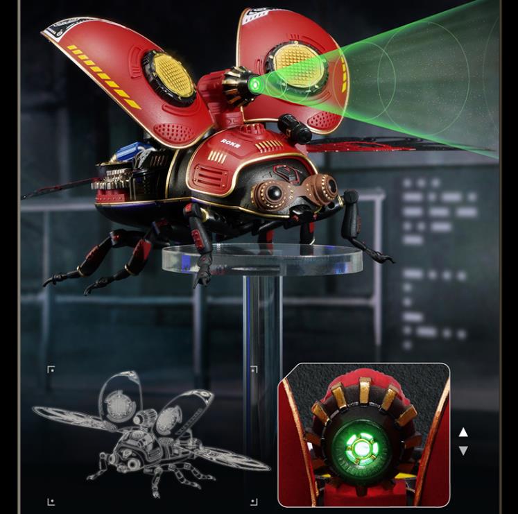 Escarabajo Mecánico Reconocimiento Metal 3D