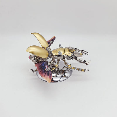 Escarabajo Mecánico Steampunk Metal 3D 450 piezas
