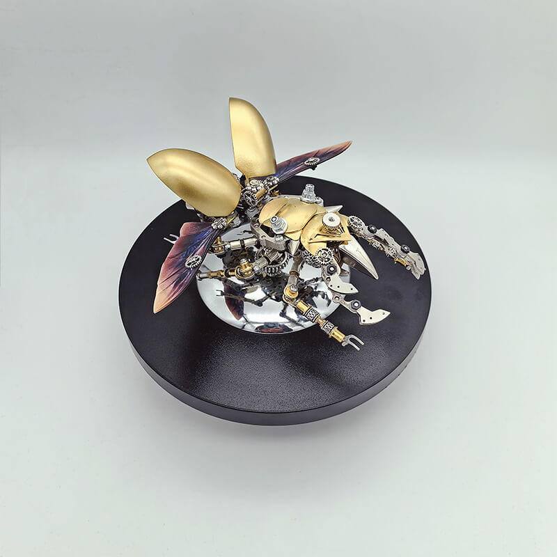 Escarabajo Mecánico Steampunk Metal 3D 450 piezas
