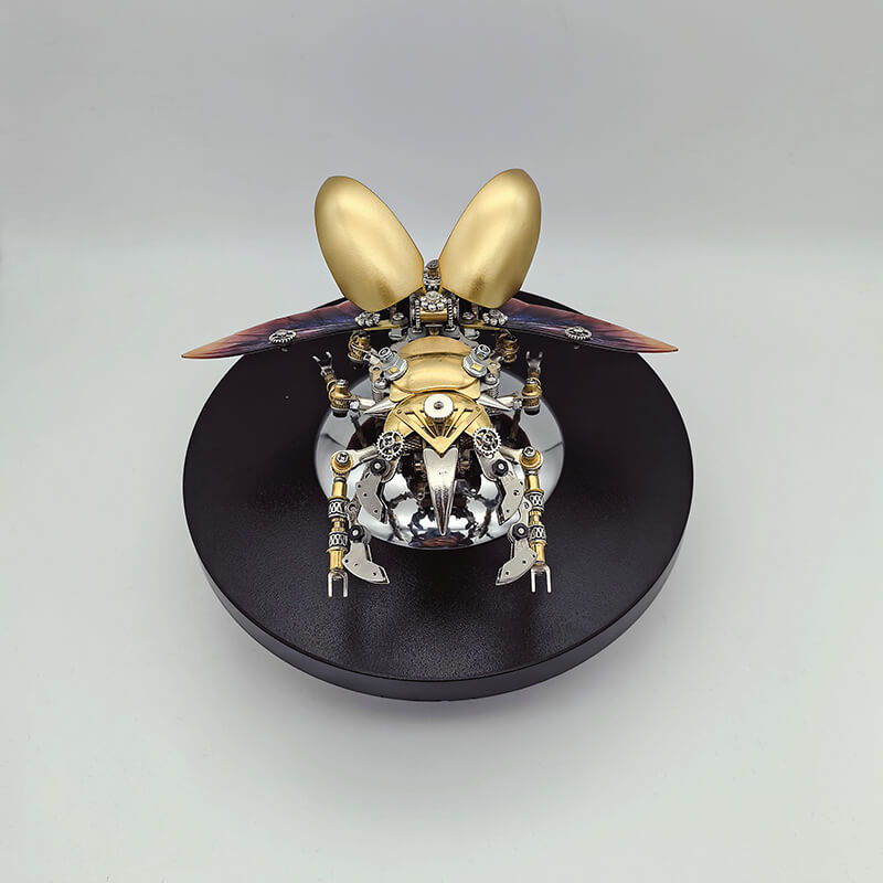Escarabajo Mecánico Steampunk Metal 3D 450 piezas