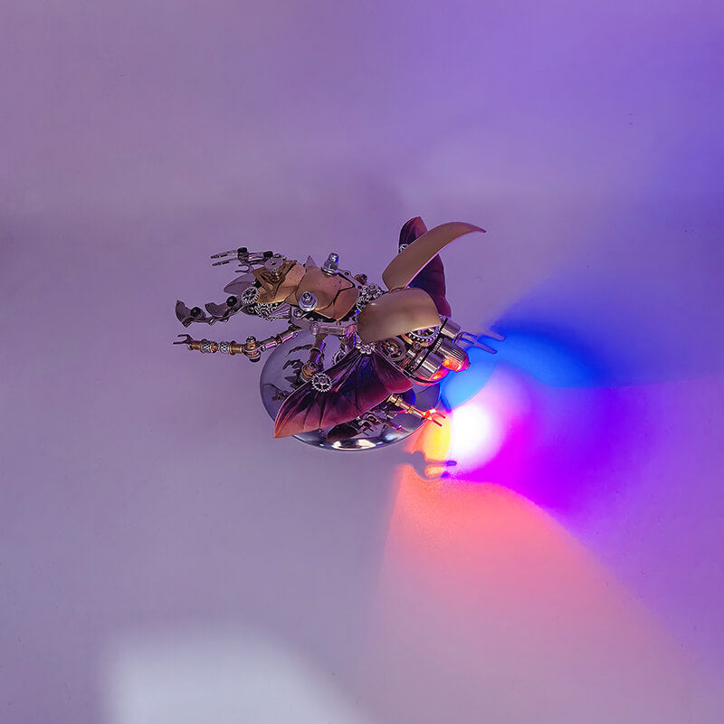 Escarabajo Mecánico Steampunk Metal 3D 450 piezas