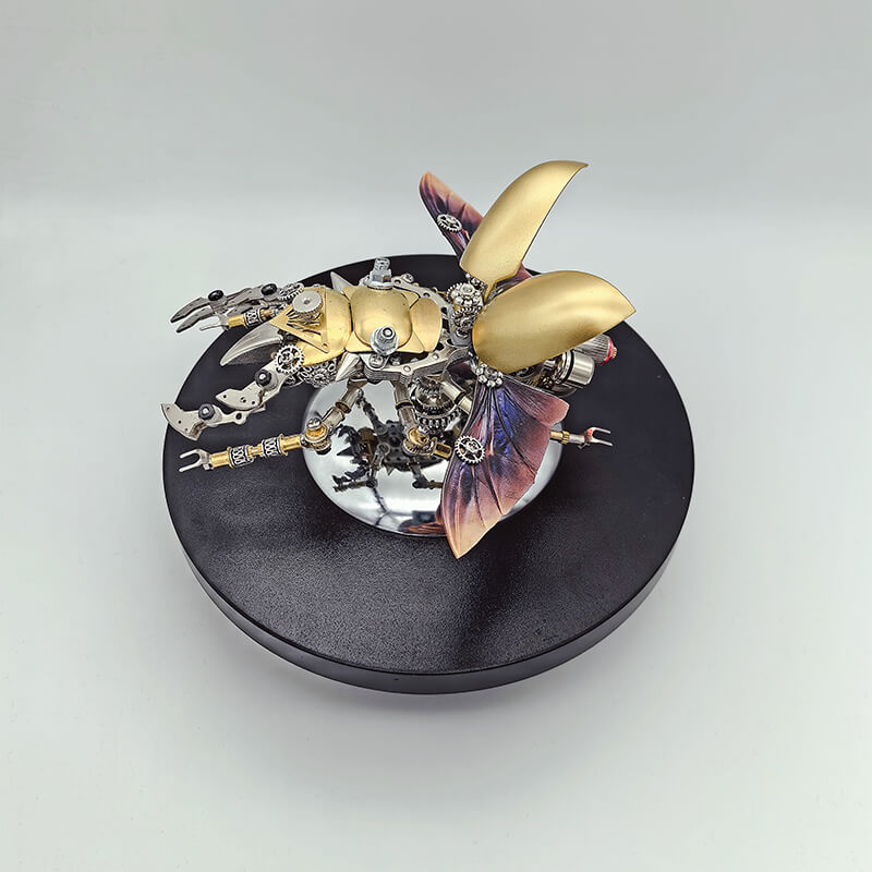 Escarabajo Mecánico Steampunk Metal 3D 450 piezas