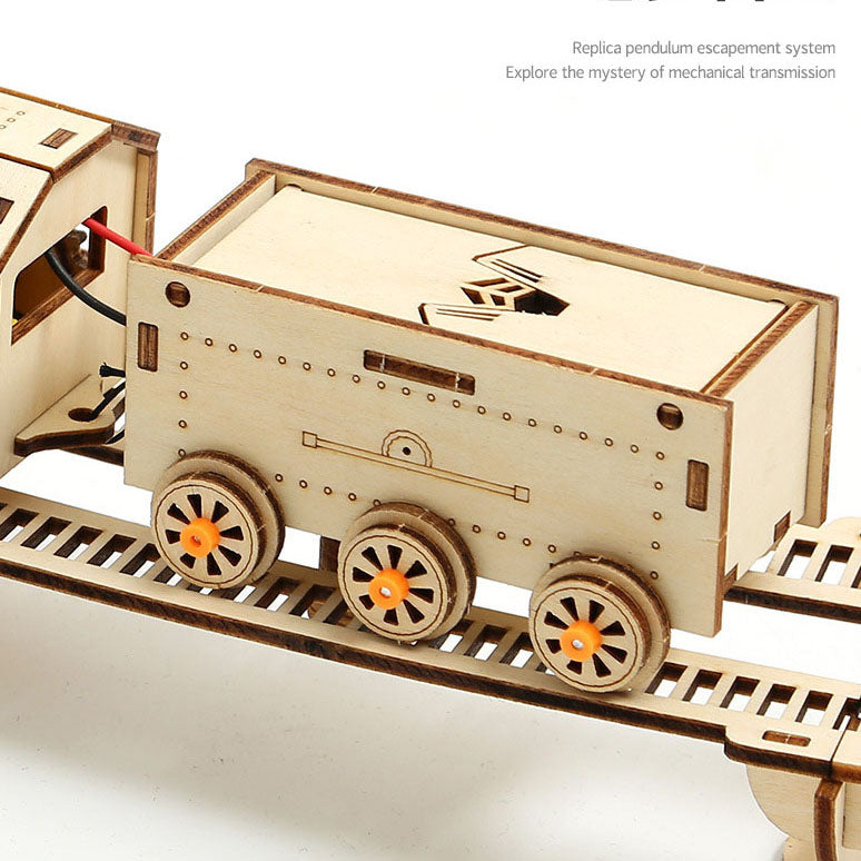 Locomotora a Vapor Metal 3D con Vías 700 piezas