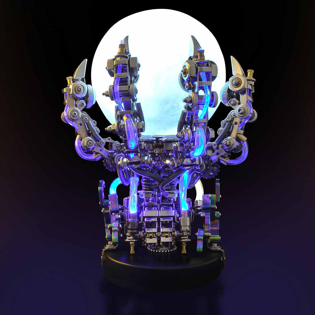 Garra de Dragón Metal 3D con Luces 800 piezas