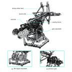 Ballesta Caza Dragones Metal 3D 815 piezas