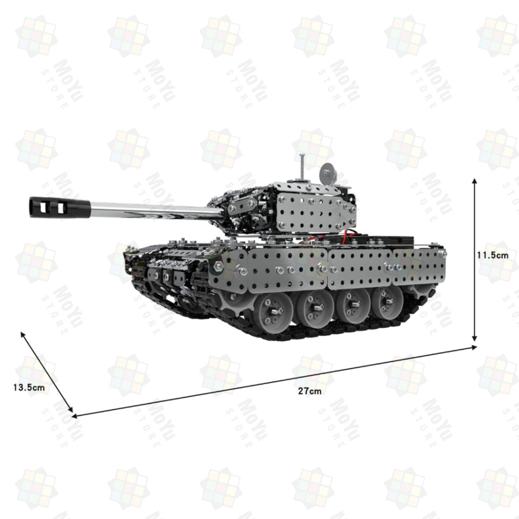 Tanque Militar RC Metal 3D 952 piezas