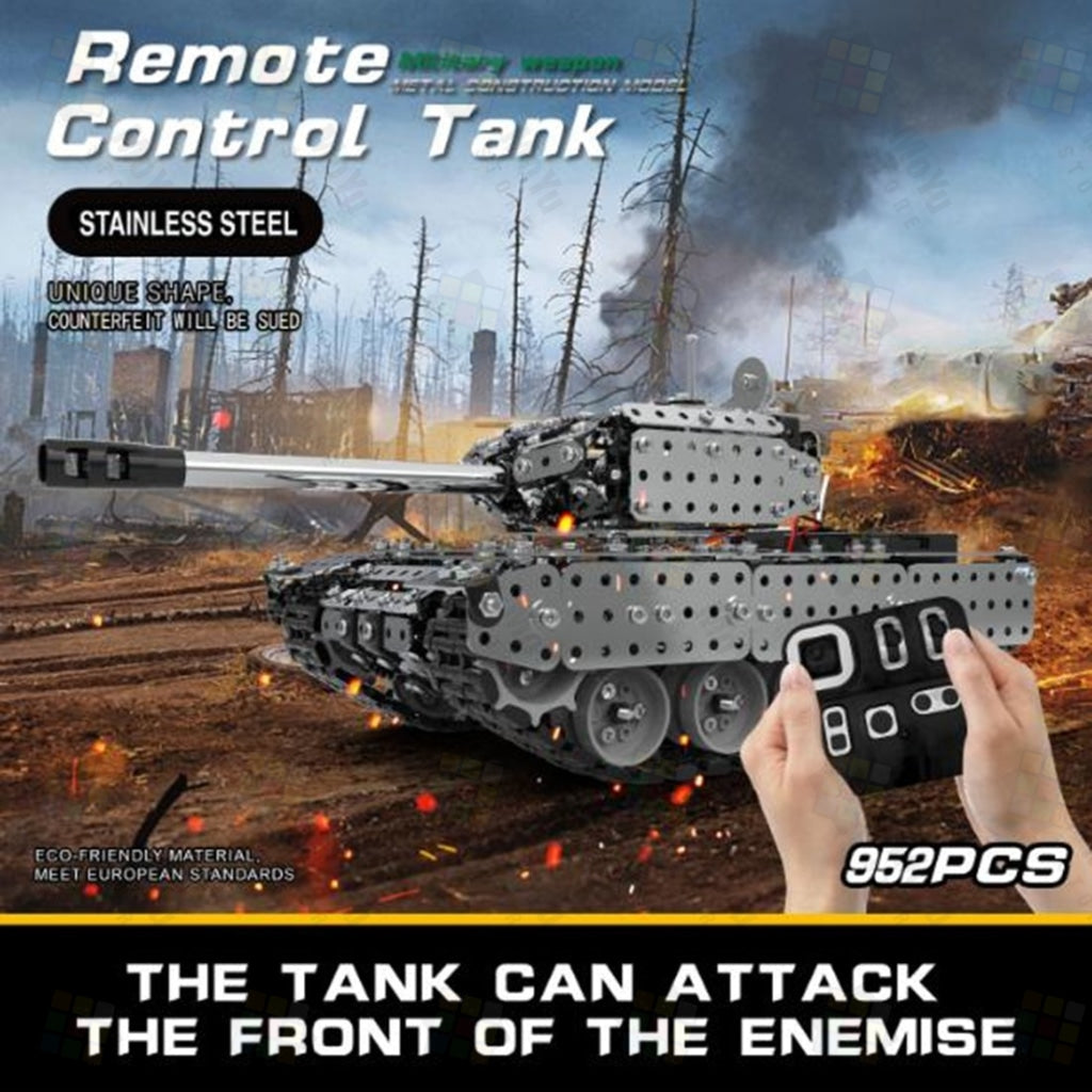 Tanque Militar RC Metal 3D 952 piezas