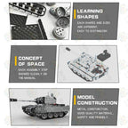 Tanque Militar RC Metal 3D 952 piezas