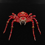 Araña Cristal Mecánica Steampunk Metal 3D con Caja Musical