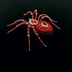 Araña Cristal Mecánica Steampunk Metal 3D con Caja Musical
