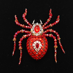 Araña Cristal Mecánica Steampunk Metal 3D con Caja Musical