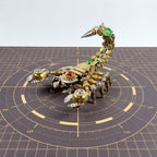 Escorpión Mecánico de Precisión Steampunk Metal 3D