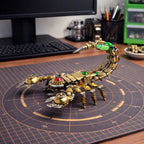 Escorpión Mecánico de Precisión Steampunk Metal 3D