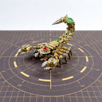 Escorpión Mecánico de Precisión Steampunk Metal 3D