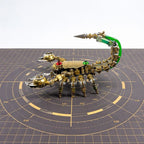 Escorpión Mecánico de Precisión Steampunk Metal 3D