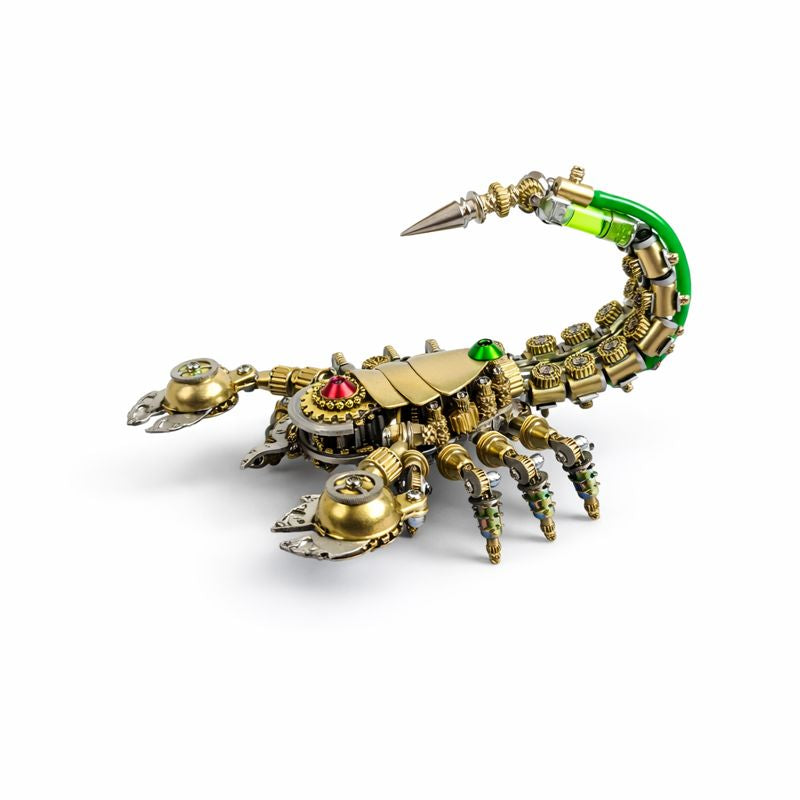 Escorpión Mecánico de Precisión Steampunk Metal 3D