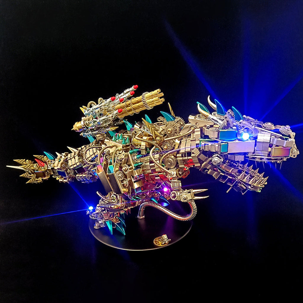 Tiranosaurio Rex Mecánico Metal 3D 1350 piezas
