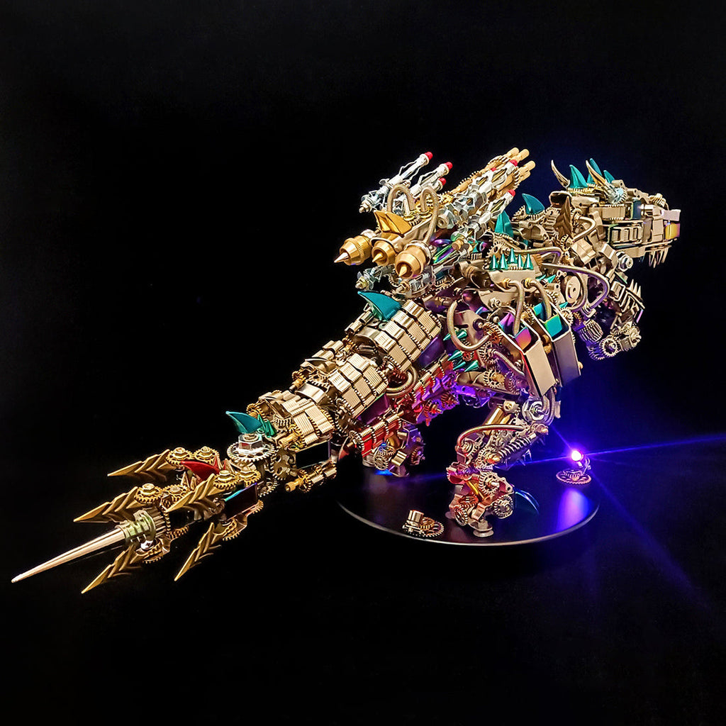 Tiranosaurio Rex Mecánico Metal 3D 1350 piezas