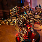 Tiranosaurio Rex Mecánico Metal 3D 1350 piezas