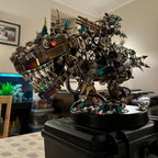 Tiranosaurio Rex Mecánico Metal 3D 1350 piezas