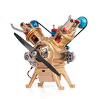 Motor V2 Doble Cilindro Metal 3D Manual