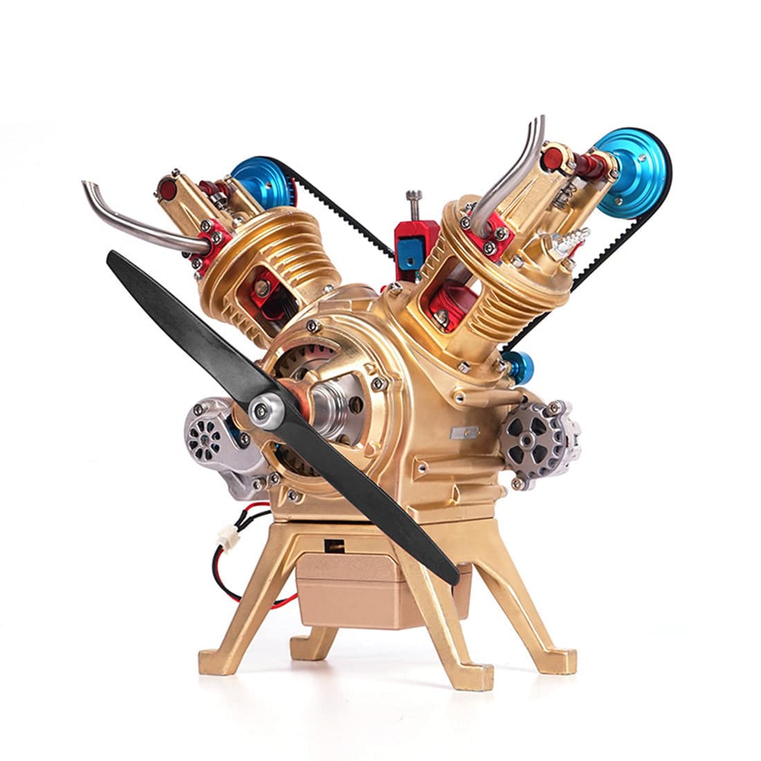 Motor V2 Doble Cilindro Metal 3D Manual