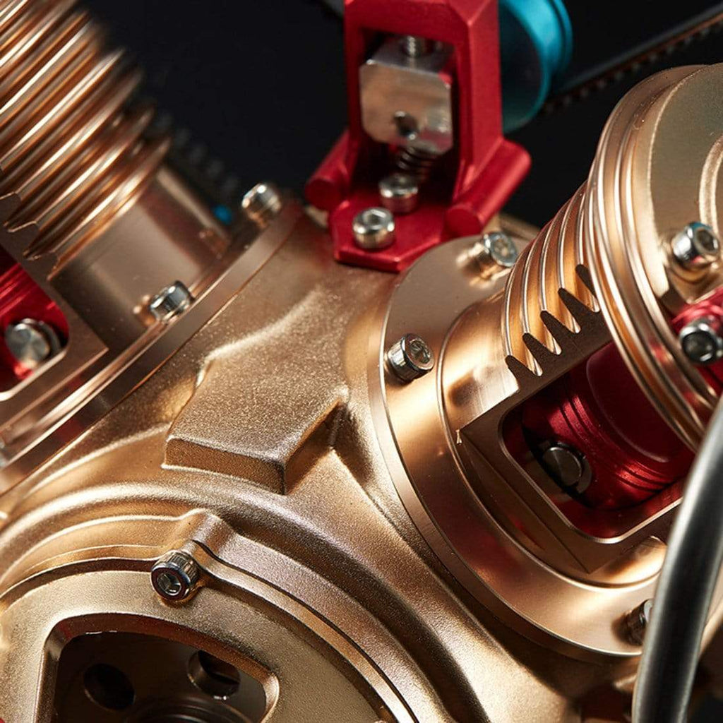 Motor V2 Doble Cilindro Metal 3D Manual