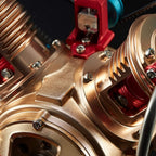 Motor V2 Doble Cilindro Metal 3D Manual