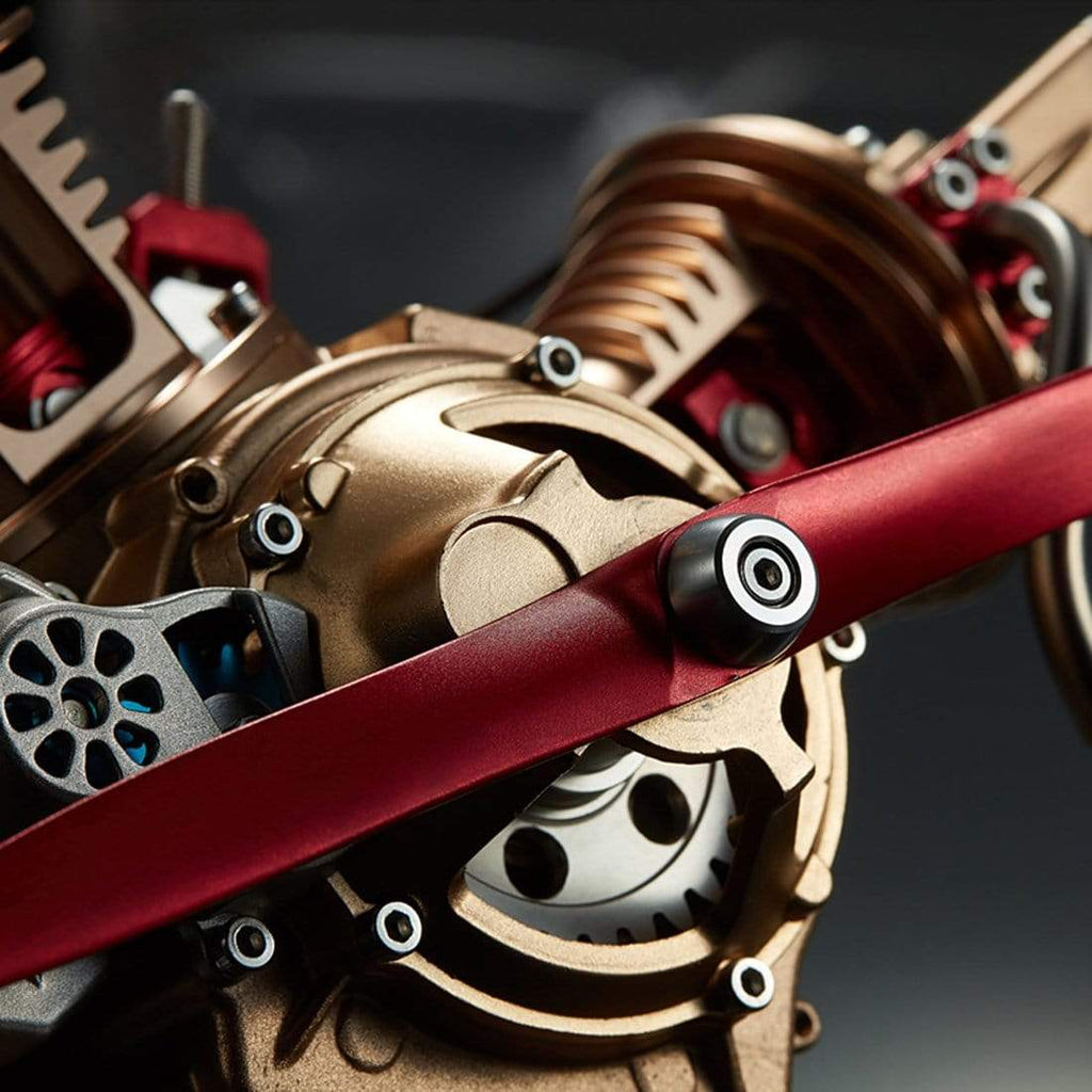 Motor V2 Doble Cilindro Metal 3D Manual