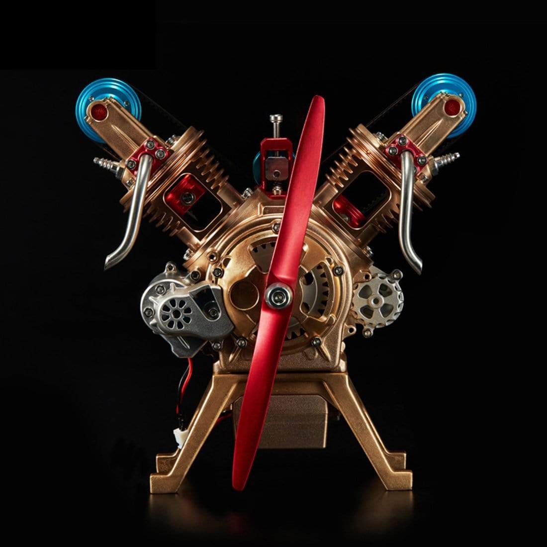 Motor V2 Doble Cilindro Metal 3D Manual