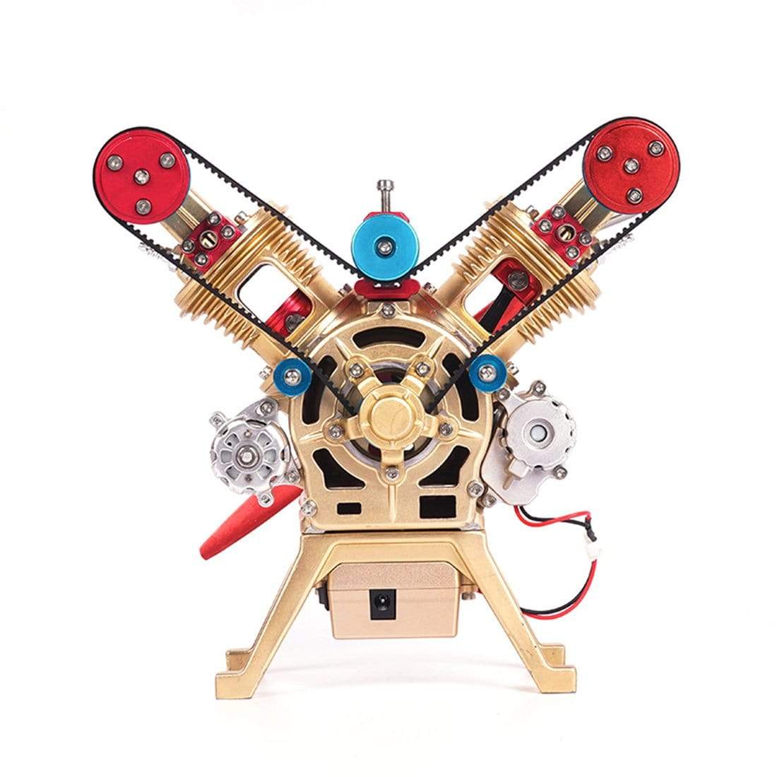 Motor V2 Doble Cilindro Metal 3D Manual