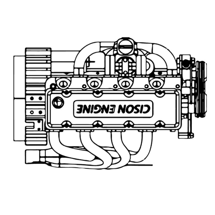 Motor CISON L4 4 Cilindros Gasolina 8000 RPM