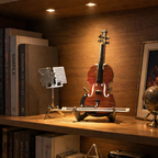 Violín Miniatura Elegante Metal 3D