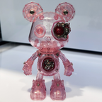 Oso Mecha Cyberpunk Metal 3D