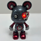 Oso Mecha Cyberpunk Metal 3D