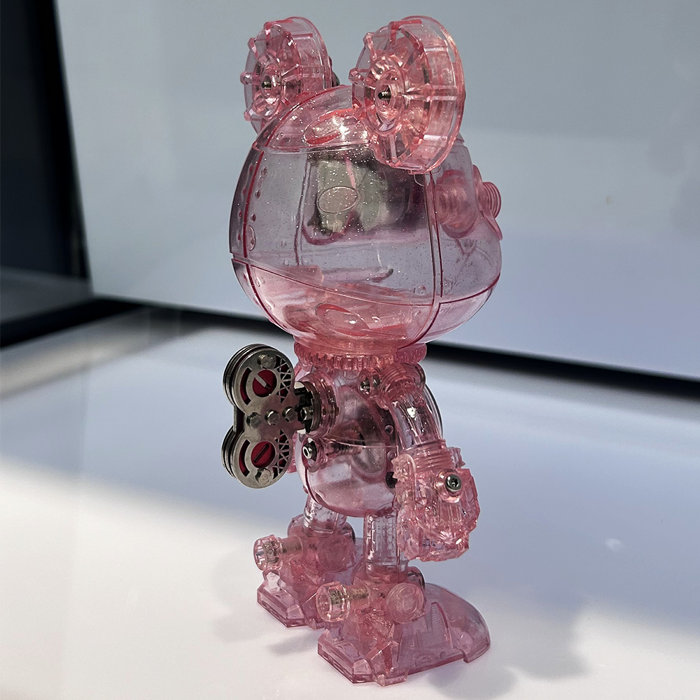 Oso Mecha Cyberpunk Metal 3D