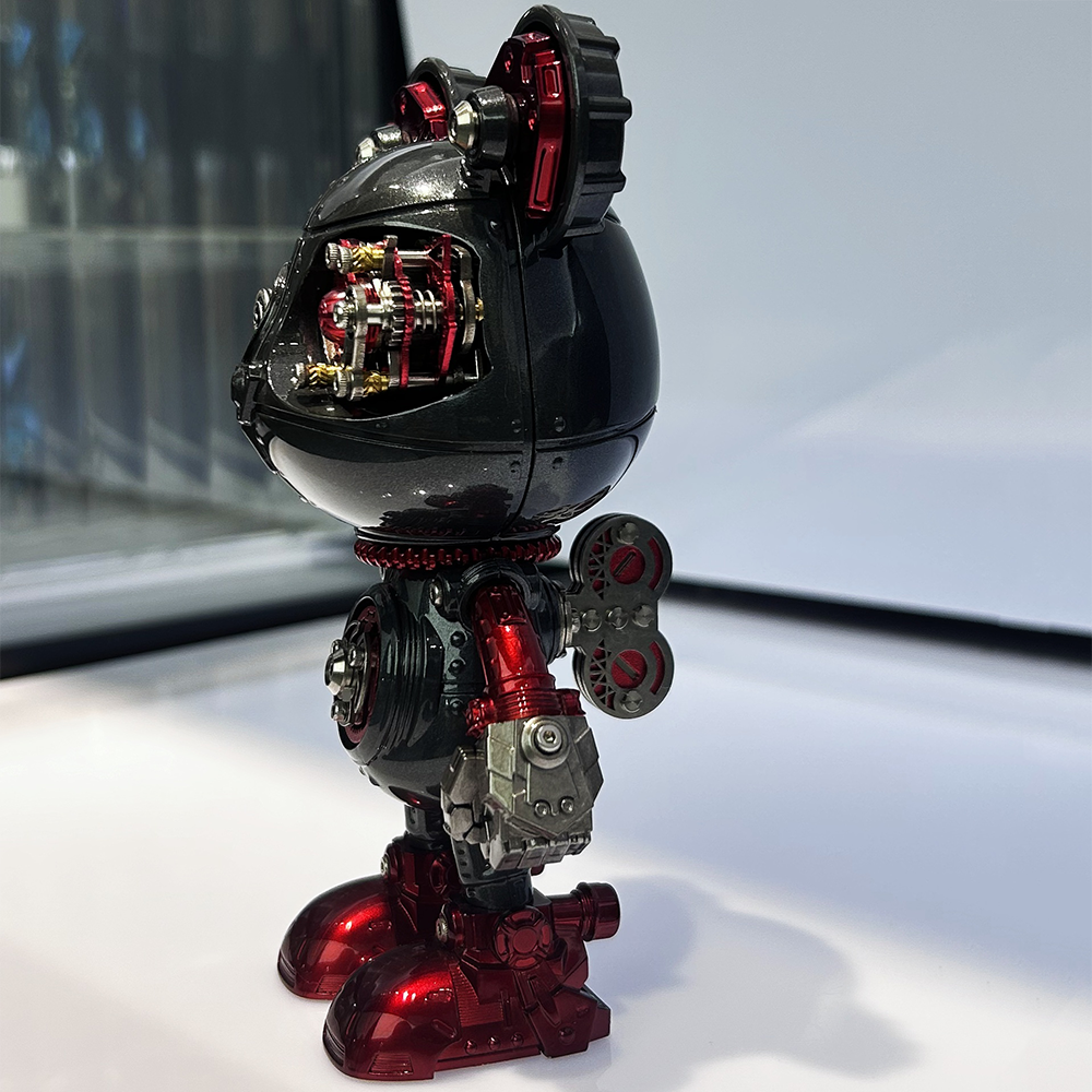 Oso Mecha Cyberpunk Metal 3D