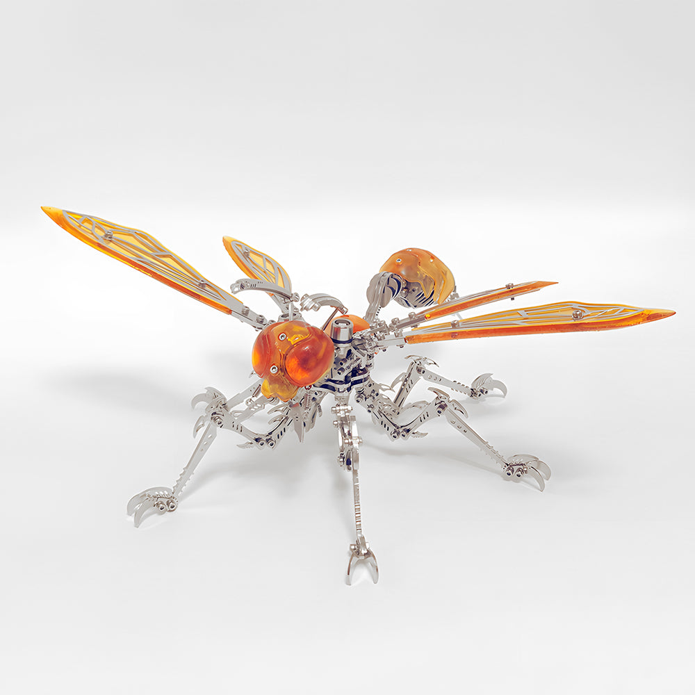 Avispón Mecha Cyberpunk Metal 3D Premium