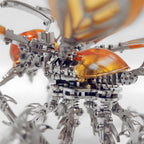 Avispón Mecha Cyberpunk Metal 3D Premium